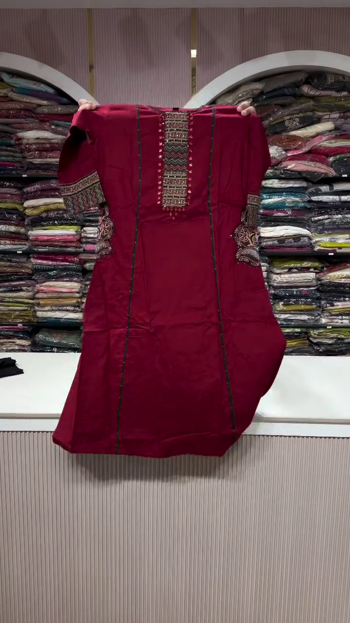 Women Ethnic Motifs Embroidered Thread Work Kurta with Trousers & With Dupatta - Image 8