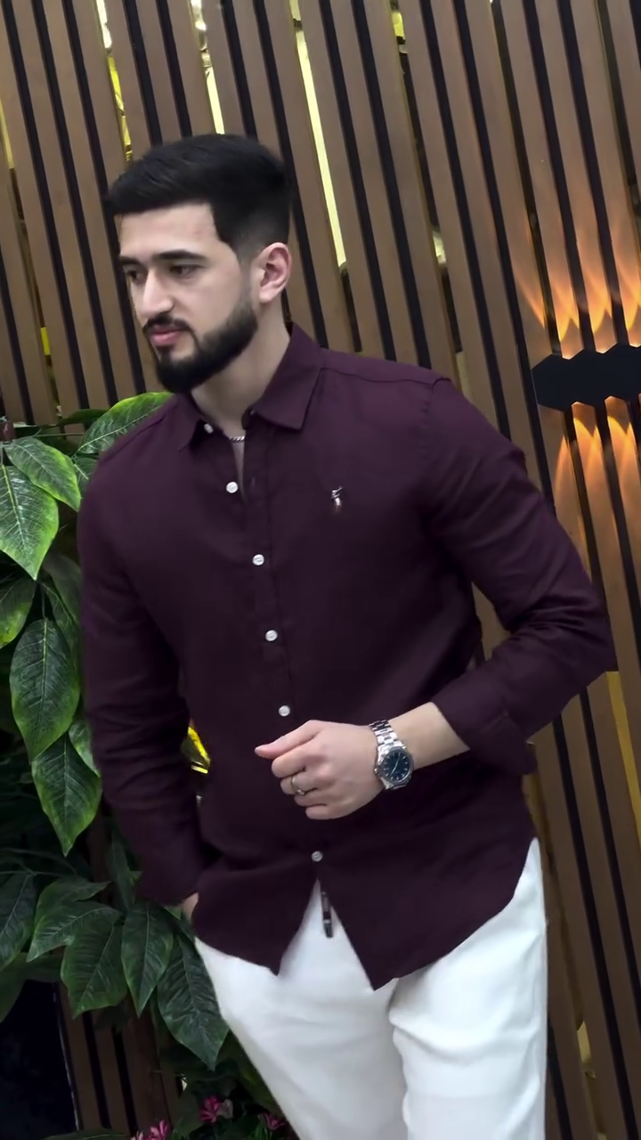 Pure Cotton Tailored Fit Casual Shirt - Image 3
